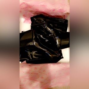 Pleasers Twerk Holographic Thigh High Heels